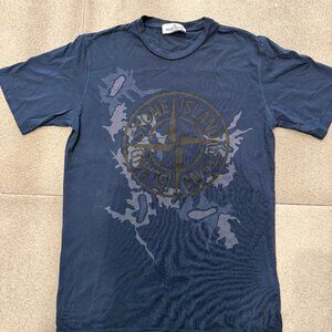Stone Island Junior Blue T-shirt short sleeves pristine conditions size 14